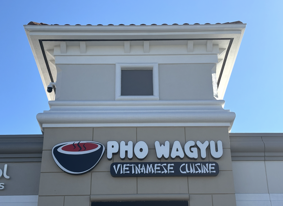 Pho Wagyu Restaurant Signage